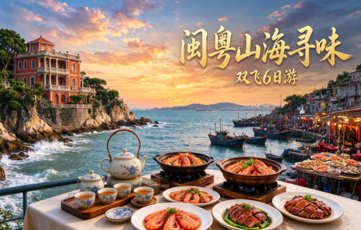 日照旅行社,【秋假】闽粤山海寻味
